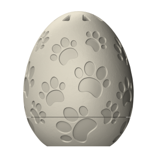 Huevo de entrenamiento para perro - Patitas | atrapa de olor de Pascua