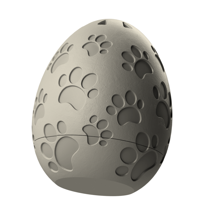 Plastikowy przyrząd do noseworku w kształcie pisanki – trwały i łatwy do utrzymania w czystości.