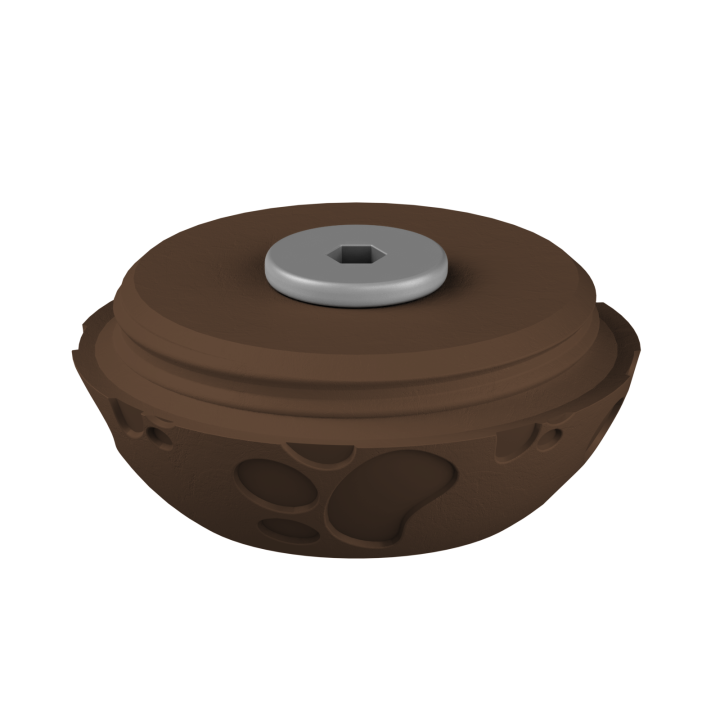 Świąteczne ukrycie zapachu – kolorowe jajo do ćwiczeń scent work w klimacie Wielkanocy.