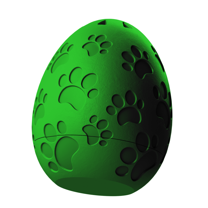 Plastikowy przyrząd do noseworku w kształcie pisanki – trwały i łatwy do utrzymania w czystości.