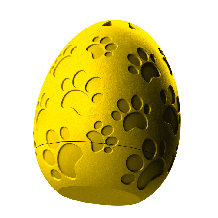 Plastikowy przyrząd do noseworku w kształcie pisanki – trwały i łatwy do utrzymania w czystości.