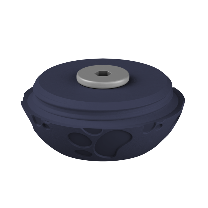 Świąteczne ukrycie zapachu – kolorowe jajo do ćwiczeń scent work w klimacie Wielkanocy.