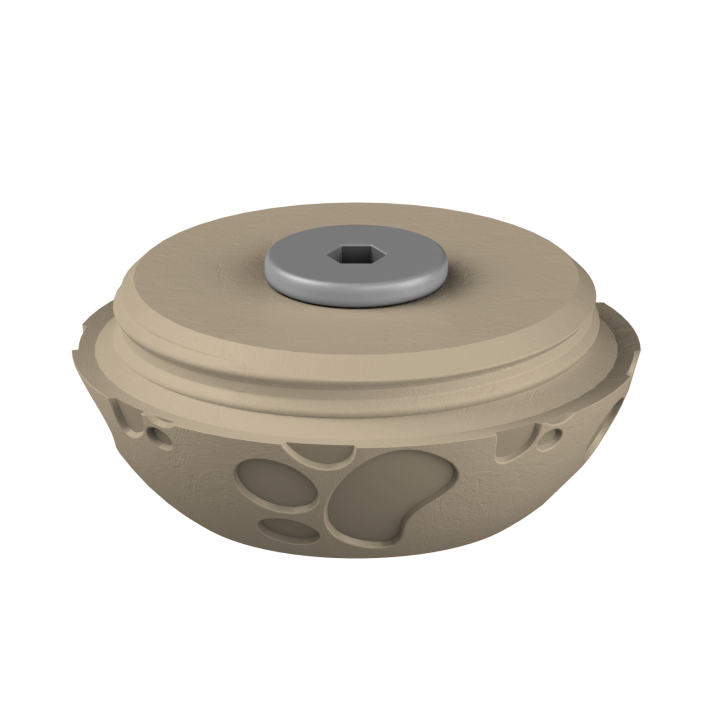 Świąteczne ukrycie zapachu – kolorowe jajo do ćwiczeń scent work w klimacie Wielkanocy.