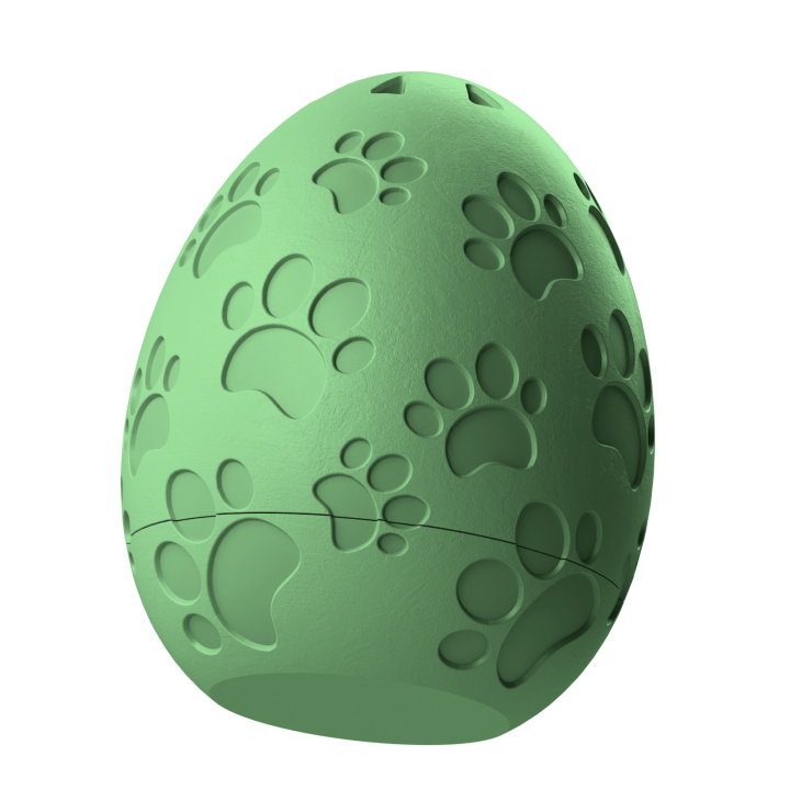 Plastikowy przyrząd do noseworku w kształcie pisanki – trwały i łatwy do utrzymania w czystości.