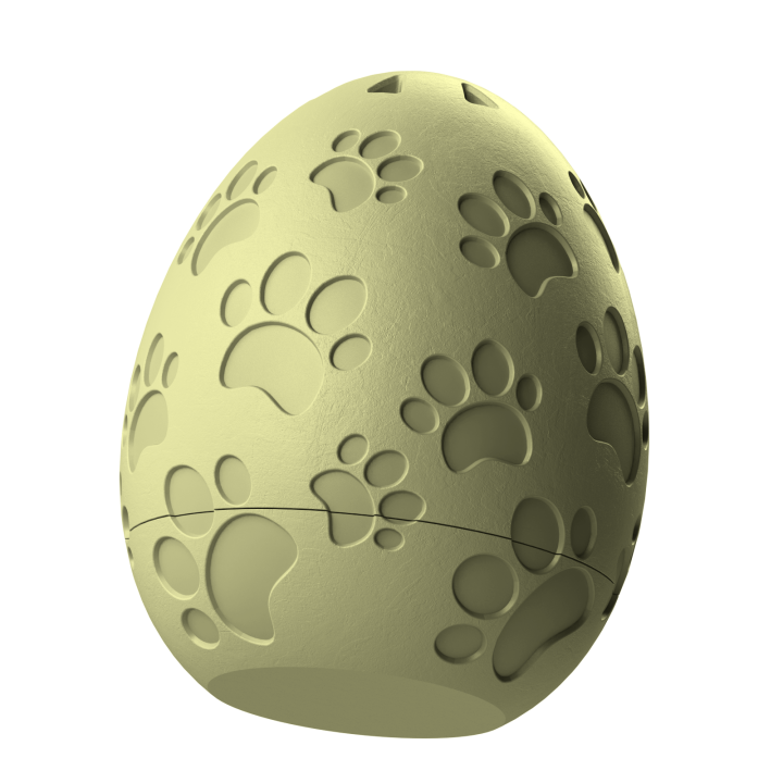 Plastikowy przyrząd do noseworku w kształcie pisanki – trwały i łatwy do utrzymania w czystości.