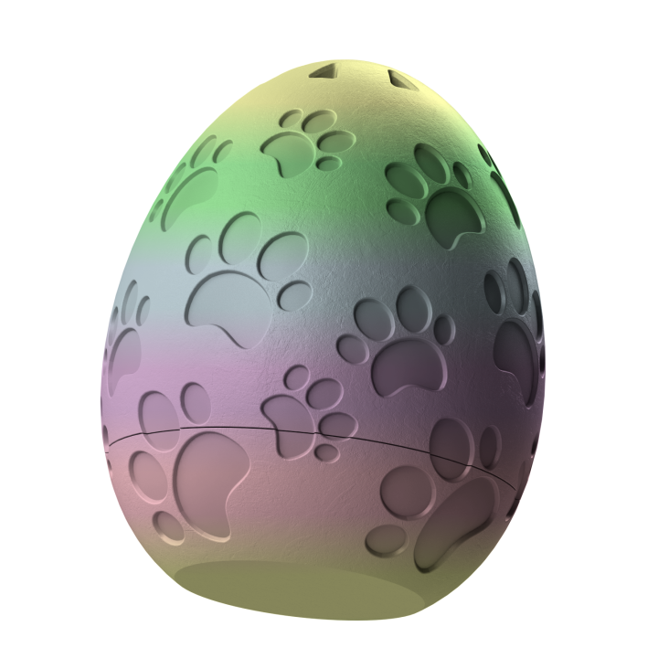 Plastikowy przyrząd do noseworku w kształcie pisanki – trwały i łatwy do utrzymania w czystości.