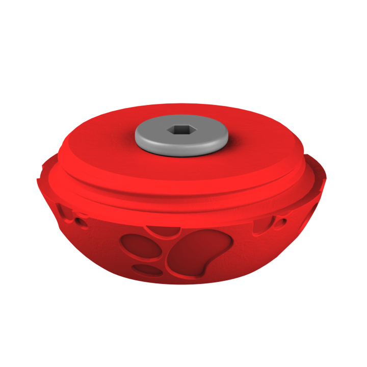 Świąteczne ukrycie zapachu – kolorowe jajo do ćwiczeń scent work w klimacie Wielkanocy.