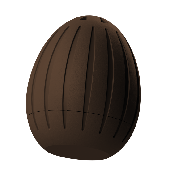 Plastikowy przyrząd do noseworku w kształcie pisanki – trwały i łatwy do utrzymania w czystości.