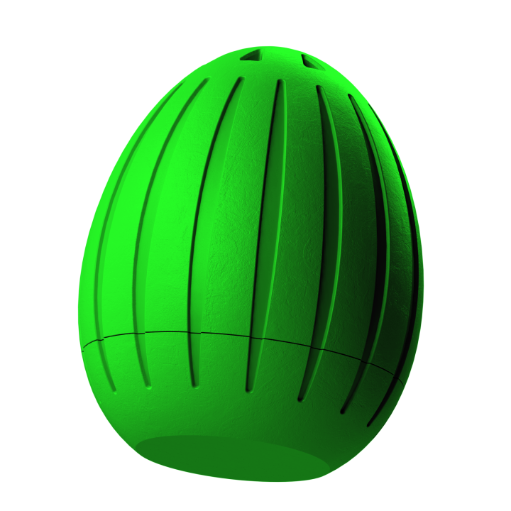 Plastikowy przyrząd do noseworku w kształcie pisanki – trwały i łatwy do utrzymania w czystości.