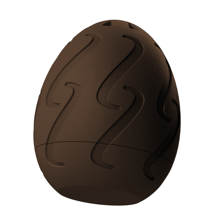 Plastikowy przyrząd do noseworku w kształcie pisanki – trwały i łatwy do utrzymania w czystości.