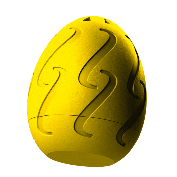 Plastikowy przyrząd do noseworku w kształcie pisanki – trwały i łatwy do utrzymania w czystości.