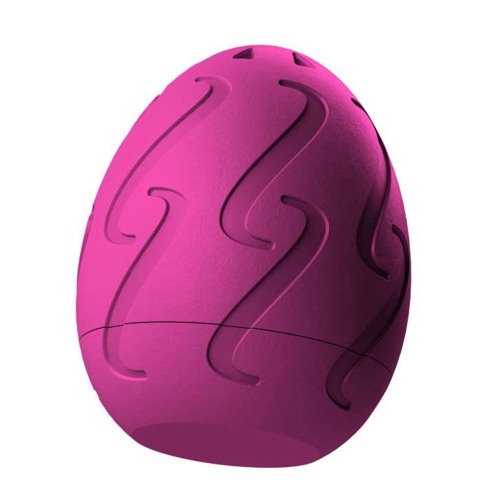 Plastikowy przyrząd do noseworku w kształcie pisanki – trwały i łatwy do utrzymania w czystości.