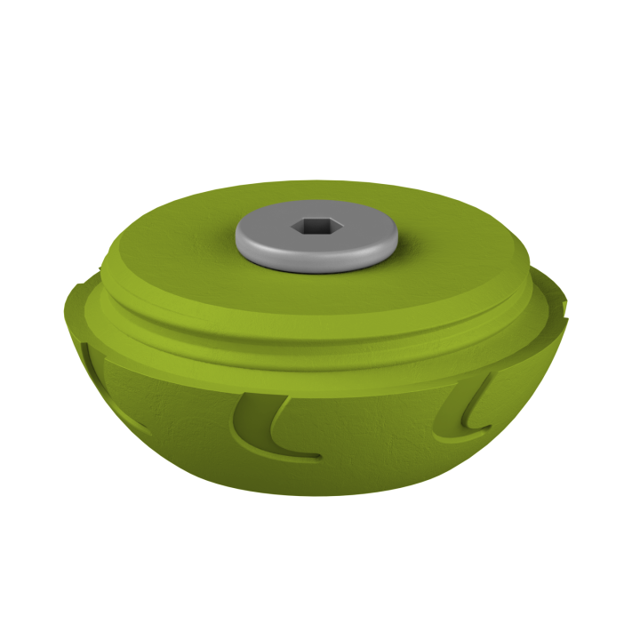 Świąteczne ukrycie zapachu – kolorowe jajo do ćwiczeń scent work w klimacie Wielkanocy.