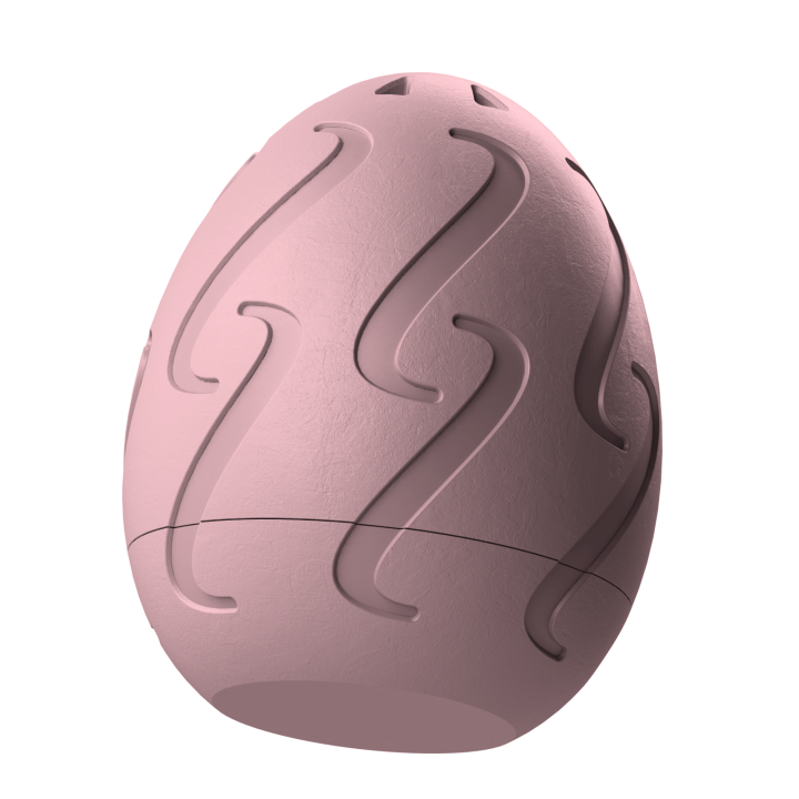 Plastikowy przyrząd do noseworku w kształcie pisanki – trwały i łatwy do utrzymania w czystości.