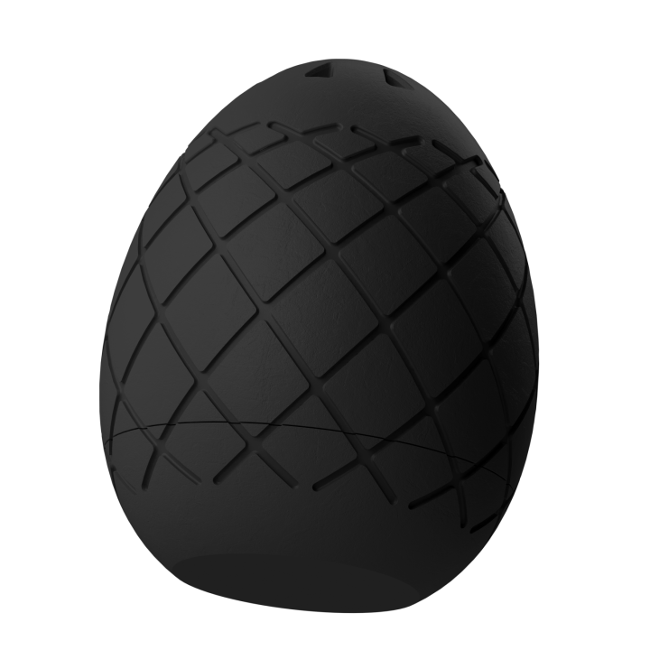 Plastikowy przyrząd do noseworku w kształcie pisanki – trwały i łatwy do utrzymania w czystości.