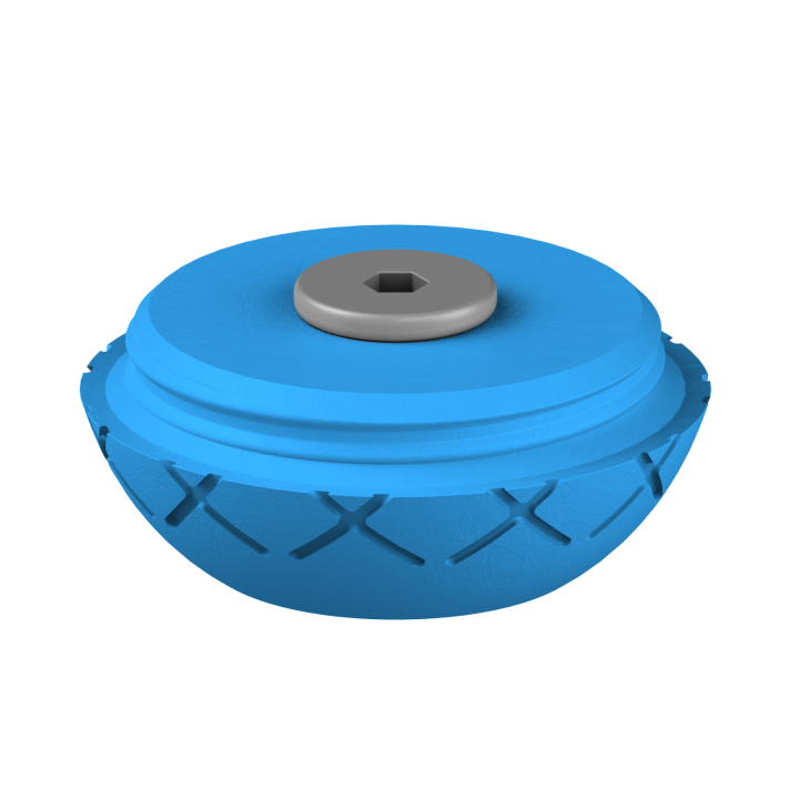 Świąteczne ukrycie zapachu – kolorowe jajo do ćwiczeń scent work w klimacie Wielkanocy.