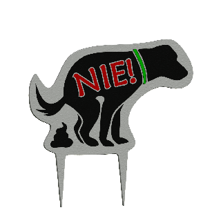 Rasen-Schild "Nicht für Hundekot"