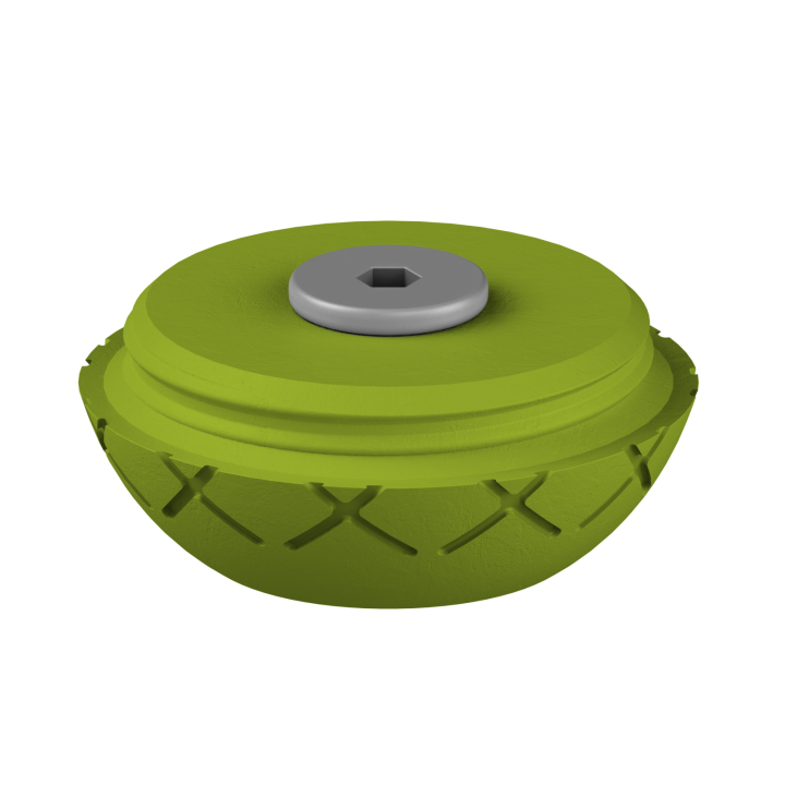 Świąteczne ukrycie zapachu – kolorowe jajo do ćwiczeń scent work w klimacie Wielkanocy.