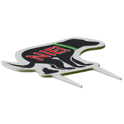 Warnschild für den Rasen „NEIN!” | Fluo Dog