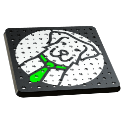 Scent Tile – precise scent training | Fluo Dog