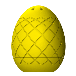 Scent training egg for dog - Grid | Easter scent decoy