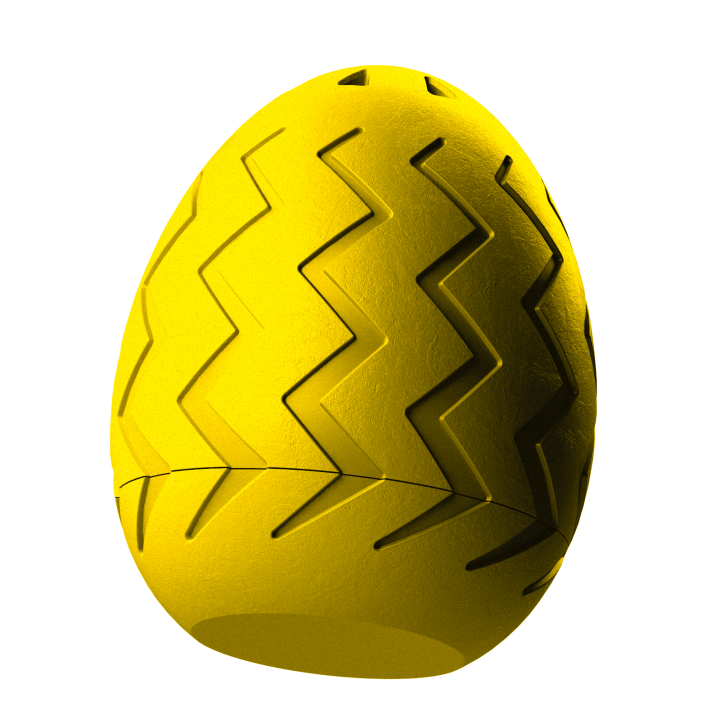 Plastikowy przyrząd do noseworku w kształcie pisanki – trwały i łatwy do utrzymania w czystości.