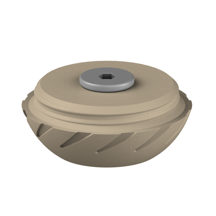 Świąteczne ukrycie zapachu – kolorowe jajo do ćwiczeń scent work w klimacie Wielkanocy.