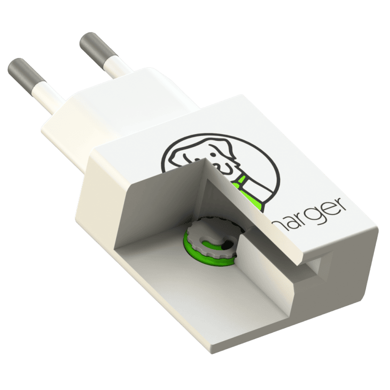 Αναπαράσταση φορτιστή USB για εκπαίδευση οσμής | Fluo Dog