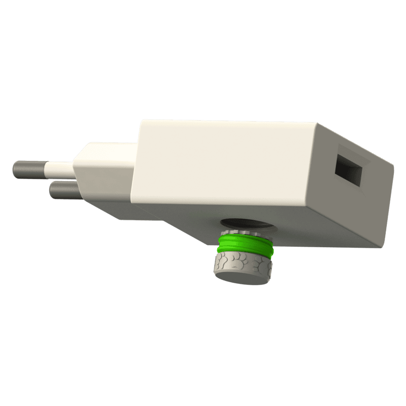 Αναπαράσταση φορτιστή USB για εκπαίδευση οσμής | Fluo Dog