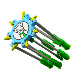 Compacte Geurcarrousel Nano 7 - Inklapbare Carrousel voor Neuswerk (60 cm)