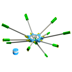 Carrousel compact parfumé Nano 7 - Carrousel pliant pour le travail du nez (60 cm)