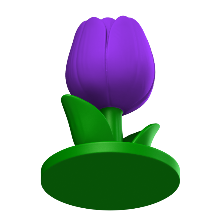 Dekoracyjny dyspenser zapachu – kolorowy tulipan do ćwiczeń scent work.