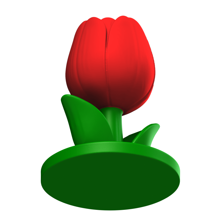 Dekoracyjny dyspenser zapachu – kolorowy tulipan do ćwiczeń scent work.