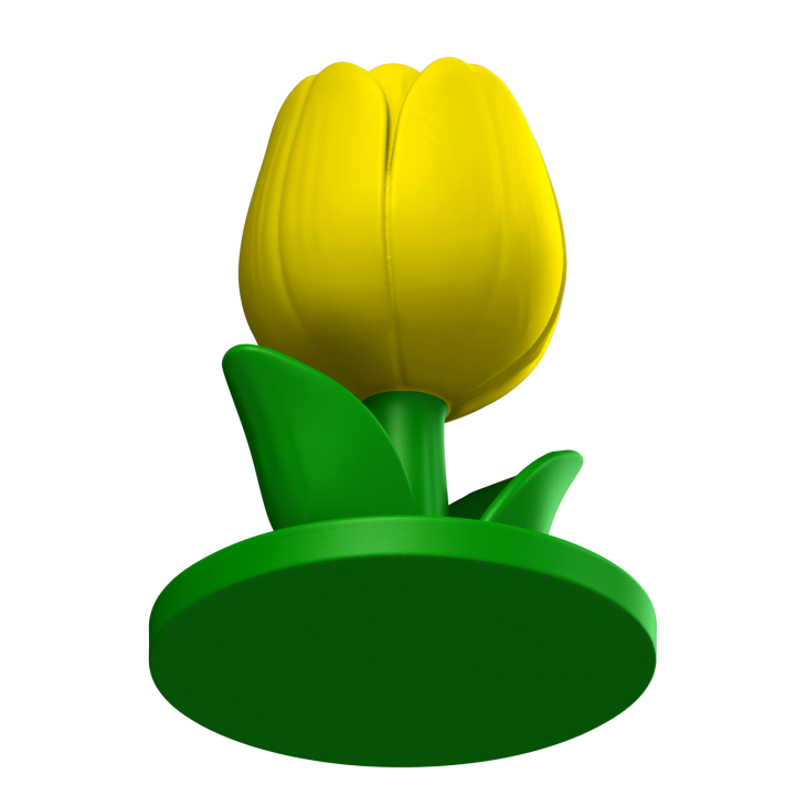 Dekoracyjny dyspenser zapachu – kolorowy tulipan do ćwiczeń scent work.