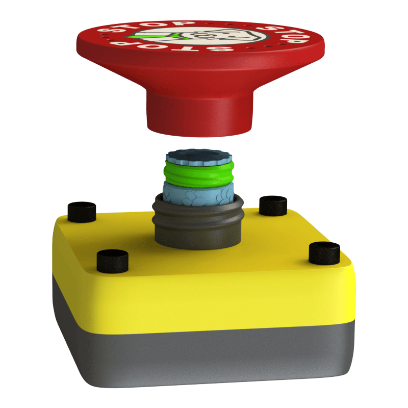 Small button for scent training | Fluo Dog