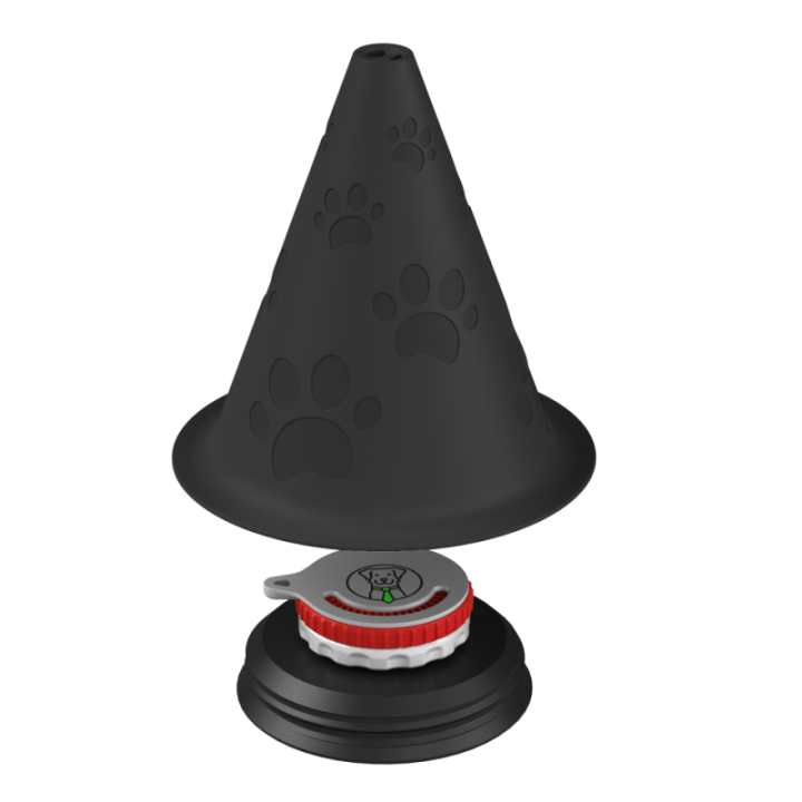 Dekoracyjny dyspenser zapachu – kolorowy pachołek do ćwiczeń scent work.