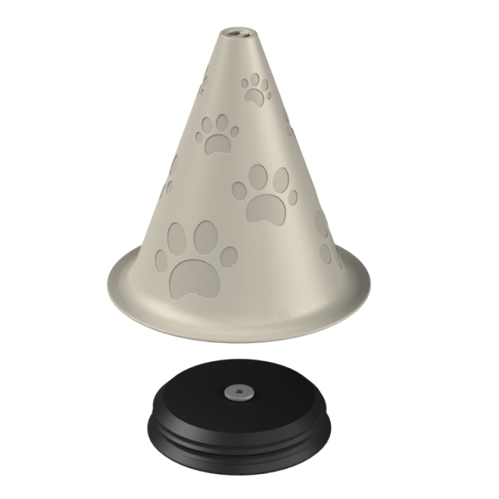 Kolorowa atrapa pachołka do profesjonalnego szkolenia węchu – doskonała do budowania motywacji psa.