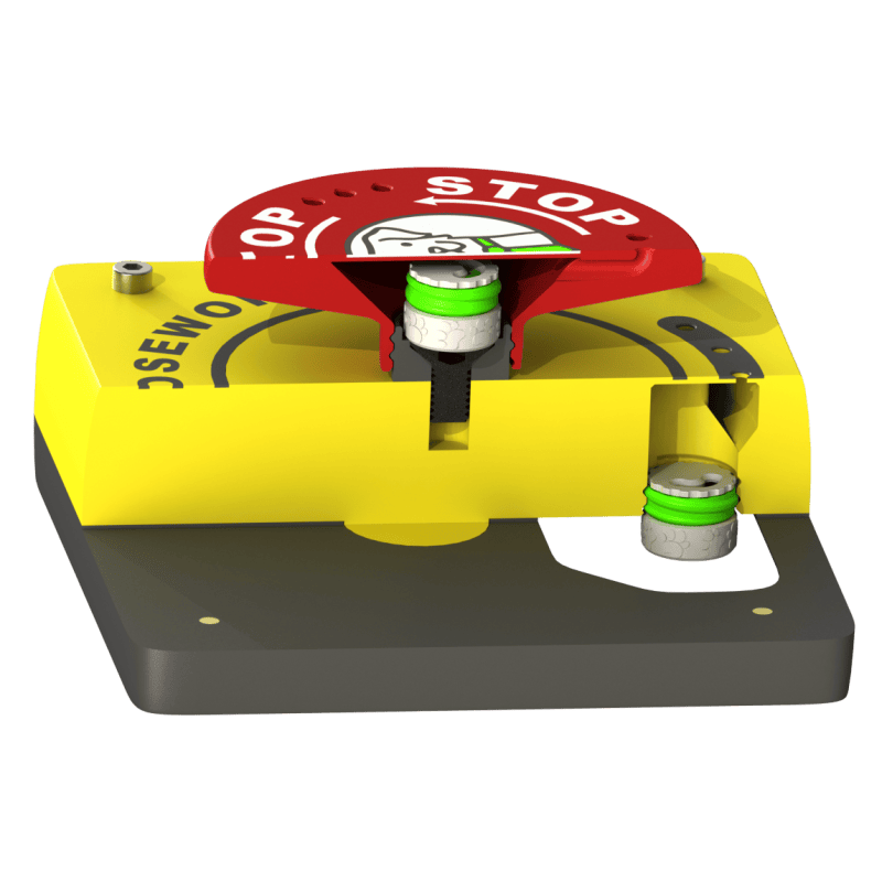 Safety Button for Nosework Training | Fluo Dog