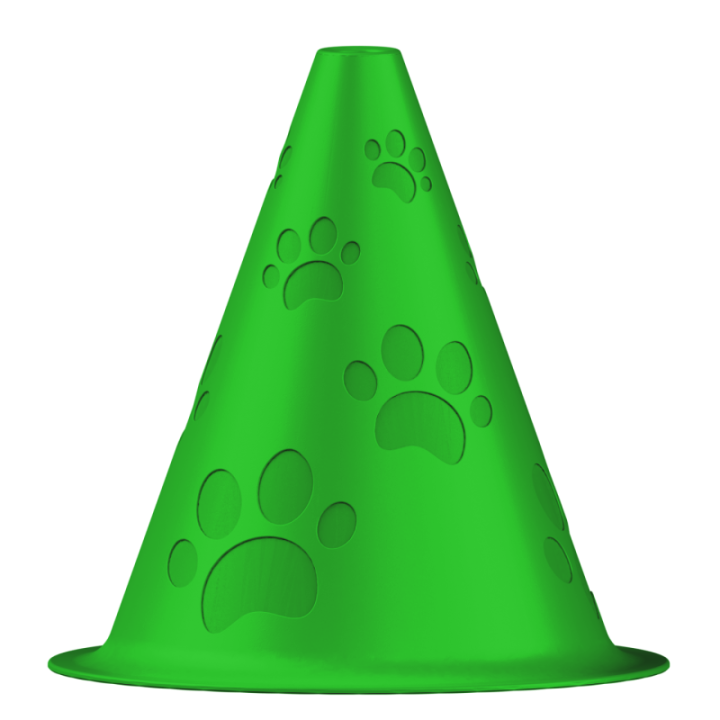 Pachołek z gniazdem na puszkę zapachową Nano+ – idealny do precyzyjnych przeszukań.