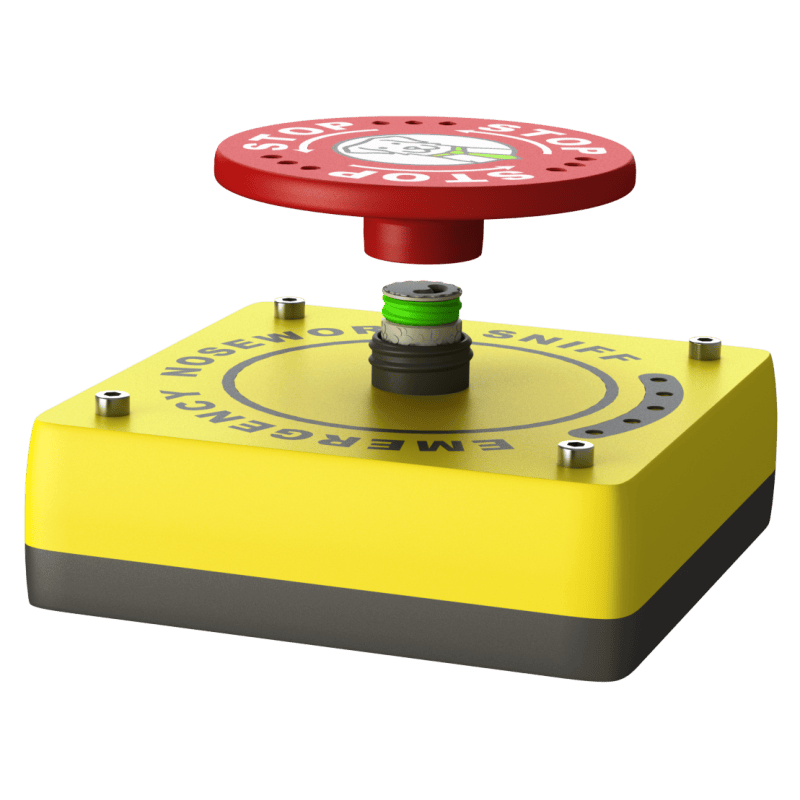 Bouton de sécurité pour les entraînements de nosework | Fluo Dog