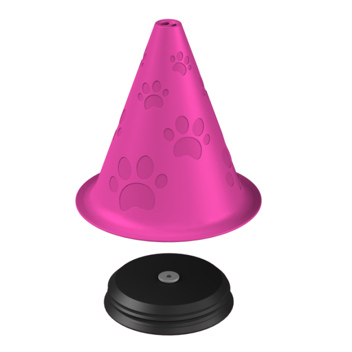 Kolorowa atrapa pachołka do profesjonalnego szkolenia węchu – doskonała do budowania motywacji psa.
