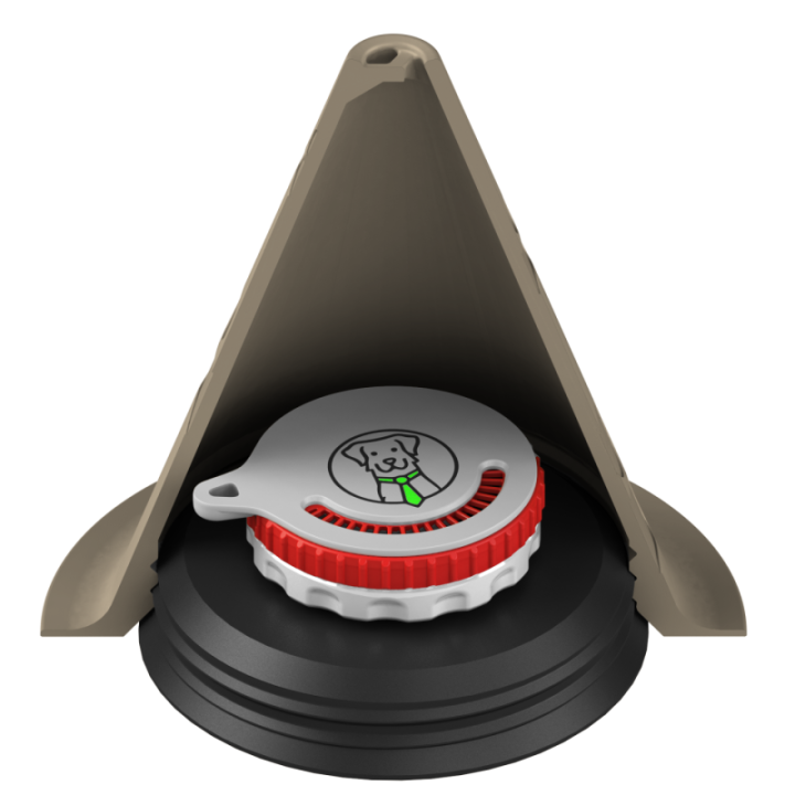  gumowa skrytka do stabilnego ukrywania zapachu.