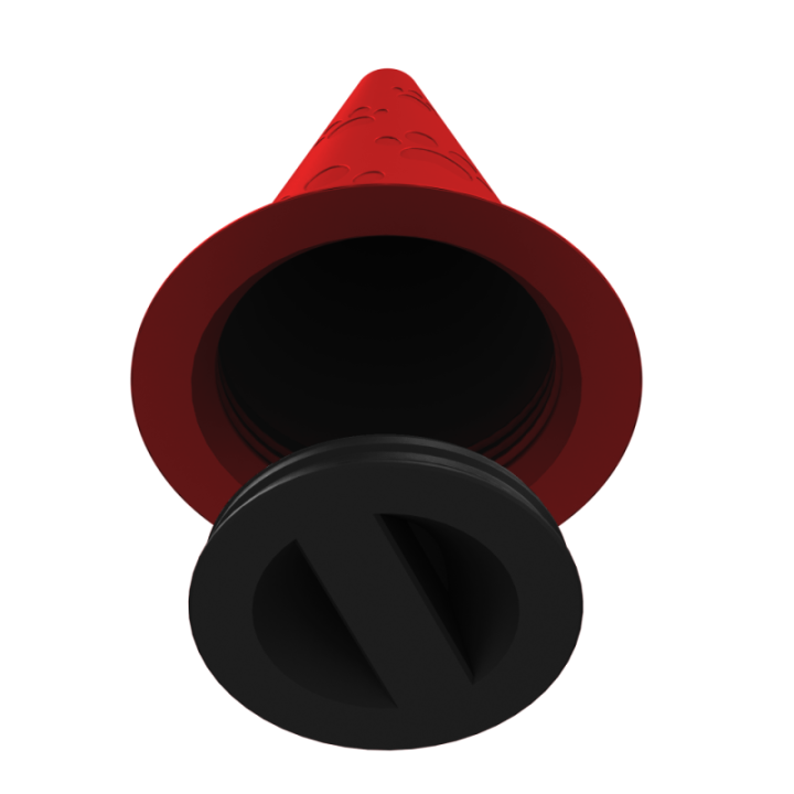 Przyrząd do noseworku z wylotem zapachu u góry – konstrukcja zapewniająca czytelny stożek zapachowy.