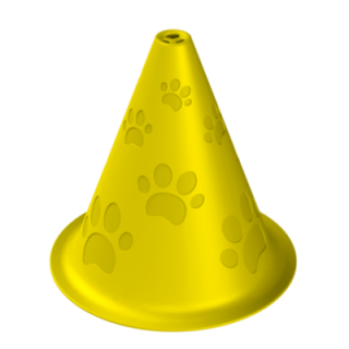 Scent hiding in the form of a cone