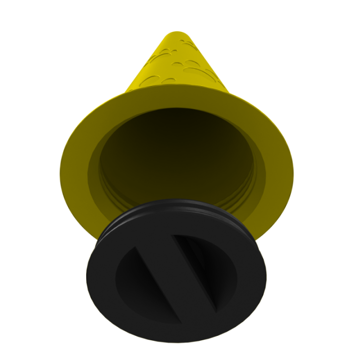 Przyrząd do noseworku z wylotem zapachu u góry – konstrukcja zapewniająca czytelny stożek zapachowy.