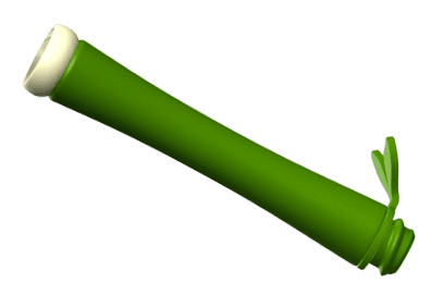 Bambussegment med blad