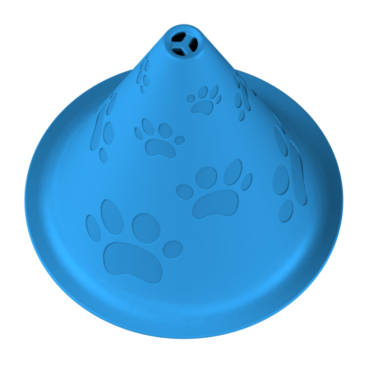 Gumowy przyrząd do noseworku w kształcie stożka – trwały i łatwy do utrzymania w czystości.