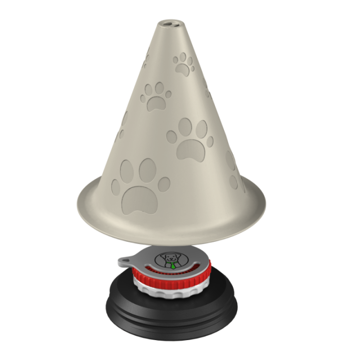 Kolorowa atrapa pachołka do profesjonalnego szkolenia węchu – doskonała do budowania motywacji psa.