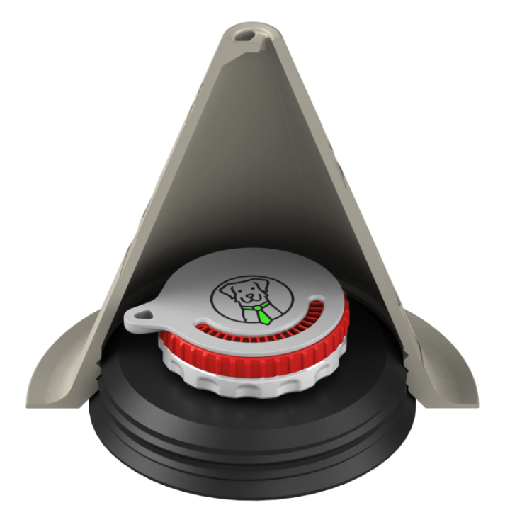 Stożkowa skrytka do ćwiczeń precyzyjnego oznaczania – pomaga psu skupić się na źródle zapachu.