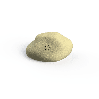 Small scent stone for scent training